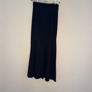 Jan & Carlos Black Maxi Trumpet Skirt